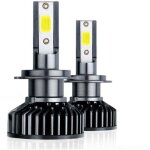 Ampoule led h7, phare de voiture et de moto 5000lm, phare de voiture antibrouillard, 12v 6000k, 2 ampoules ...