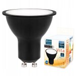 Ampoule led noire 4, 9w blanc chaud 2700k gu10