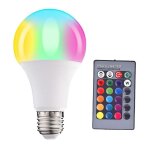 Ampoule led, rgbw, e27, télécommande, multicolore Ampoule led, rgbw, e27, télécommande, multicolore