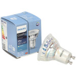 Ampoule led spot gu10 2, 7w 225lm 3000k blanc chaud philips