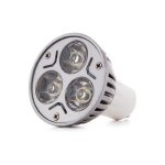 Greenice - ampoule led gu10 3w 300lm 6000�k 40 000h [jl - gu10 - 3x1w - a - cw]