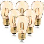 Ampoule led st45 vintage edison filament e27 1w �quivalent 10 w ampoules � incandescence, super blanc ...