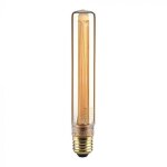 Ampoule led v - tac e27 2w t30 filament bougie ambre art 1800k