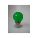 Ampoule led verte 0. 62w 4 led smd culot b22 Ø 45 - 47mm 230v non - dimmable pour guirlande festilight ... Ampoule led verte 0. 62w 4 led smd culot b22 Ø 45 - 47mm 230v non - dimmable pour guirlande festilight ...