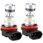 Ampoules de phares antibrouillard h8 h9 h11 100w 1000 lumens dc 12v - 28v installation facile sans c�blage ...