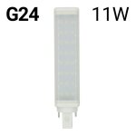 Ampoule pl led g24 11w 960lm - blanc chaud