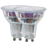 Ampoule transparente spot led gu10 2. 6w 230 lm blanc chaud dimmable - prolight