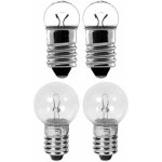 Ampoule v�lo avant arri�re 6v 0. 6w 2. 4w (4 pcs) feu dynamo culot � visser e10 phare �clairage cycle ...