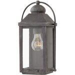 Anchorage hinkley outdoor lanterne murale � 1 lumi�re en zinc vieilli ip44