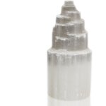 Ancient wisdom - lampe tour en slnite naturelle - 20 cm - vendu par 1