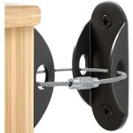 Ancrages pour meubles (paquet de 10) attaches anti - basculement pour meubles, r�sistance � la traction ...