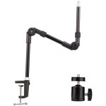 Andoer st - 01 support de bureau flexible et pliable en m�tal avec adaptateur � rotule � vis 1 / 4' capacit� ...