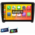 Android 15 pour audi tt 8j mk2 2006 - 2014 carplay autoradio gps rds wifi 4 + 64g