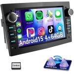 Autoradio android 15 avec apple carplay pour opel astra h, corsa c / d, meriva, zafira b - 4 + 64g