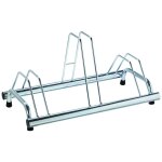 Andrys - r�telier porte - v�los au sol pour ext�rieur et int�rieur, 3 places, avec postes hauts et bas, ...