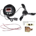 An�mom�tre d'alarme intelligent de grue � tour de 3 pales de ventilateur compteur intelligent de vitesse ...