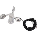 An�mom�tres en alliage d'aluminium capteur de surveillance de la vitesse du vent 3 tasses an�mom�tre ...