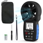 An�mom�tre portable, an�mom�tre num�rique haute pr�cision, mesure la vitesse du vent, la temp�rature, ...