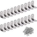 Aougo - angle droit support inox 90 degrés support de coin support d'angle en forme de l fixation Équerre ... Aougo - angle droit support inox 90 degrés support de coin support d'angle en forme de l fixation Équerre ...