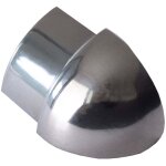 Angle extrieur pour profil en quart de cercle en acier inoxydable, profil pour carrelage - poli 12, ...