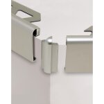 Profil angle sortant 90 rondec step / e 90 - angle sortant 90 hauteur 12, 5 mm alu anodis bross ...
