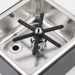 Anmi laveuse pour machine � rincer avec t�te affleurante � t�te en verre pour frotter le verre pour le ...