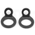 Anneaux d'arrimage en acier inoxydable en forme de d pour remorque, moto, v�lo, kayak et quad