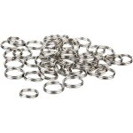 Anneaux bris�s pour porte - cl�s 1. 2mm x 12mm lot de 100pcs - dargent