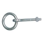 Monin - anneau d'écurie à écrou acier zingué diamètre fil 10 mm longueur 60 mm Monin - anneau d'écurie à écrou acier zingué diamètre fil 10 mm longueur 60 mm