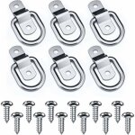 Anneau de montage pour anneau de fixation 6 pcs et 12 vis, convient pour la fixation de la cargaison ... Anneau de montage pour anneau de fixation 6 pcs et 12 vis, convient pour la fixation de la cargaison ...