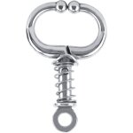 Anneau de nez pour taureau, anneau de nez de taureau en acier inoxydable accessoire d'�levage anneau ...