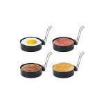 Anneau d'oeufs frits, cuiseur d'anneaux d'oeufs ronds, moule à crêpes antiadhésif en acier inoxydable ... Anneau d'oeufs frits, cuiseur d'anneaux d'oeufs ronds, moule à crêpes antiadhésif en acier inoxydable ...
