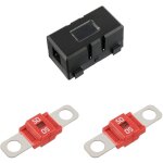 [jamais utilis�]ans porte - fusible de voiture et 2 fusibles midi boulonn�s � courant �lev� pour voitures, ...