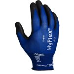 Gants de manutention ansell 11 - 618 taille 8, manutention gnrale, 12 paires, bleu ( prix pour sachet ...