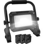 Ansmann lampe led compatible avec les packs de batteries 18v, y compris 3 adaptateurs