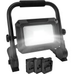 Ansmann lampe led compatible avec les packs de batteries 18v, y compris 3 adaptateurs