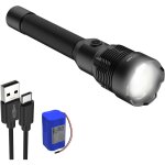 Ansmann - lampe de poche led rechargeable, protge contre l'eau