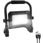 Projecteur � led, robuste, prot�g� contre les projections d'eau, tr�s lumineux, rechargeable - ansmann ...