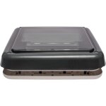 Antarion lanterneau camping - car gris 40x40cm double vitrage avec ventilation
