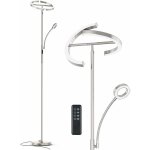Anten lampadaire sur pied salon 20w, nickel lampadaire led variable avec 7w liseuse flexible, 3 températures ... Anten lampadaire sur pied salon 20w, nickel lampadaire led variable avec 7w liseuse flexible, 3 températures ...