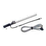 Adnauto - antenne aile compatible avec vw golf iii vento - noire - 90cm