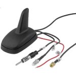 Antenne aileron de requin am fm gps gsm din fme - a sma - a noir 12vdc 2. 15dbi