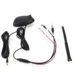 Antenne dab + gps + fm pour voiture, active et amplifi�e, montage sur toit, �tanche � la poussi�re, universell ...