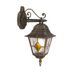 Antigua - applique murale - 1 lumi�re - h 400 mm - bronze - rustique - �clairage ext�rieur - garage / ...