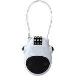 Antivol � c�ble r�tractable ? combinaison � 4 chiffres avec c�ble en acier de 80cm pour v�lo, casque ...