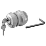 Euro vanadium ? antivol t�te d'attelage 50mm ? syst�me de verrouillage avec cl� hexagonale ? s�curise ...