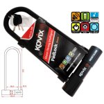 Antivol en u kovix ktl14 - 300 avec alarme noir