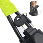 Antivol voiture - antivol de volant avec serrure pour ceinture de s�curit� - universel ajustable, c�ble ...