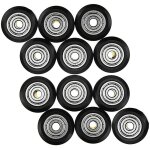 12 pices 3d imprimante modles poulie v - slot pom poulie en plastique modles roulements  billes v ...