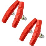 Aougo - 2 paires v - brake patins de frein 70mm v bike plaquettes de frein de vlo avec crous hexagonaux ...